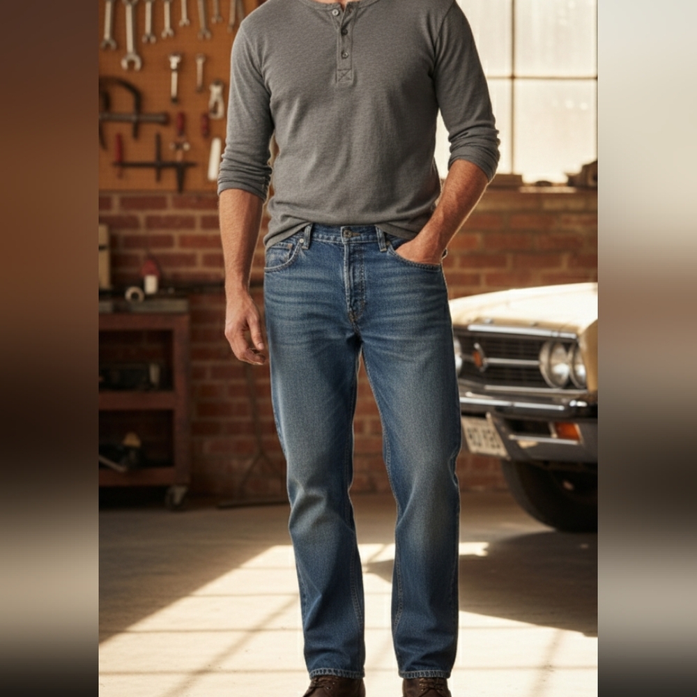 Carhartt Relaxed Fit Straight Leg Jeans 34x30 | Workwear Denim Skater Streetwear